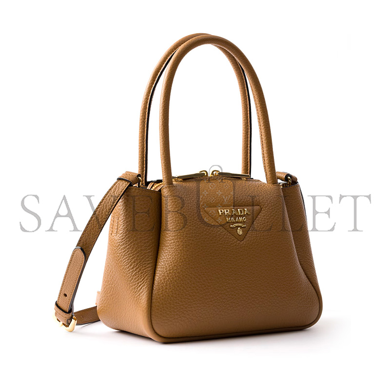 PRADA LEATHER MINI HANDBAG 1BA362 (19.5*18*9cm) PRADA LEATHER MINI HANDBAG 1BA362 (19.5*18*9cm)